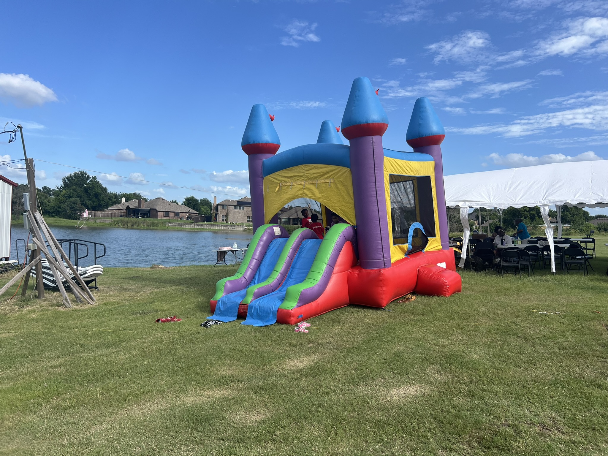Birthday party at Lake Tenison